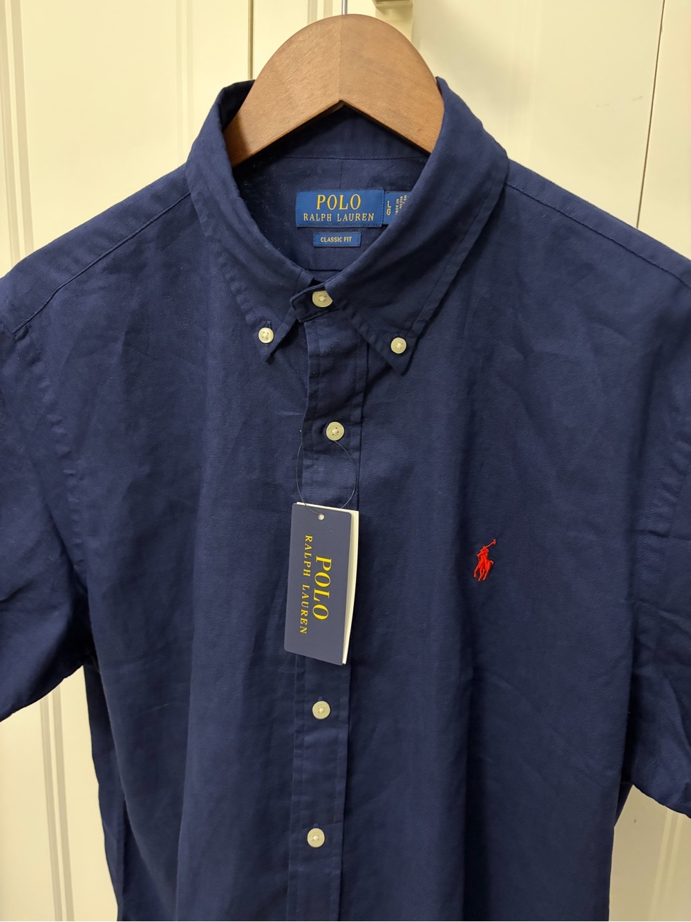 Polo Ralph Lauren Linen-Cotton blend Button-Down Shirt